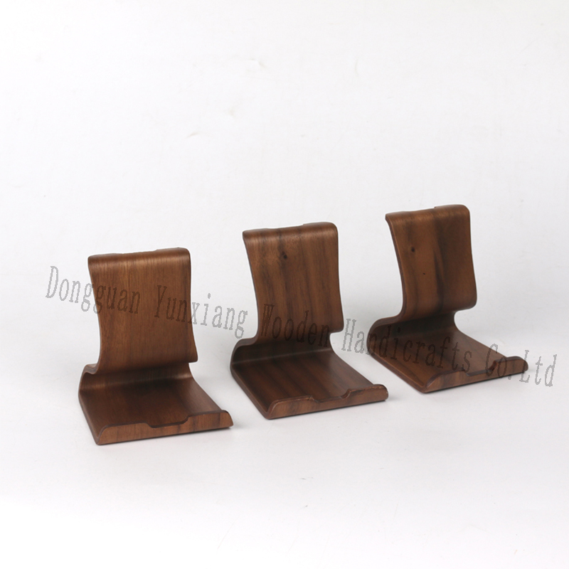 Wood Cell Phone Holder Stand, Wood Tablet Holder Wooden Desktop Dock Cradle for All Smartphones