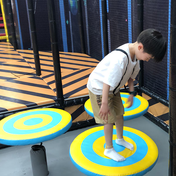 Double Layer Junior Ninja Course Equipment For Indoor Playground