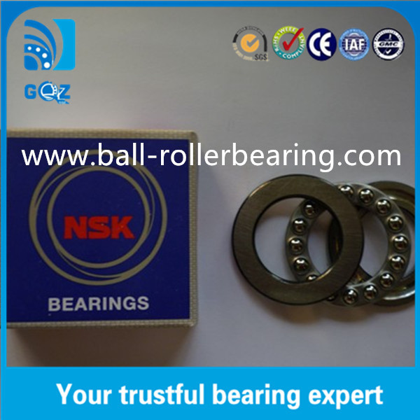51102 Single Direction Thrust Ball Bearings High Precision 15 X 28 X 9 mm