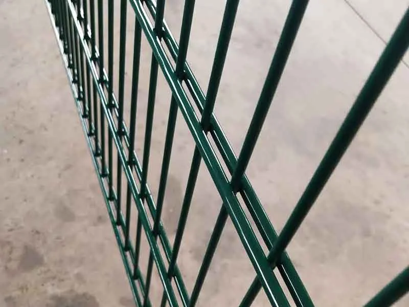 Galvanized Powder Coated Double Wire Fence 656 868 For School