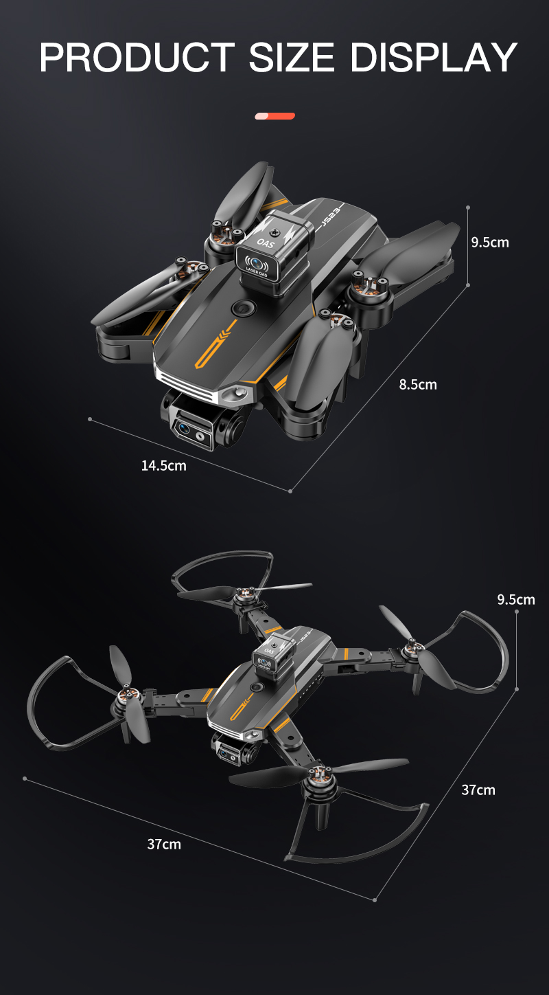 4k HD Camera Quadcopter Rechargeable Drone Expert Operator Skill Level Foldable Aircraft Free Shipping Adults