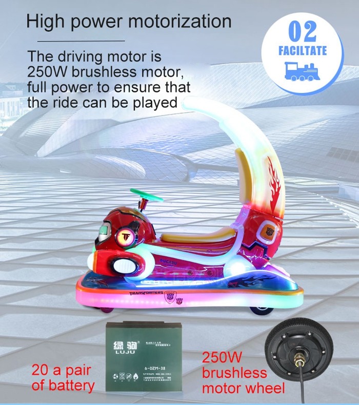 Commercial Man Machine Shopping Mall 2 Players Bumper Car Battery Car Kids Ride