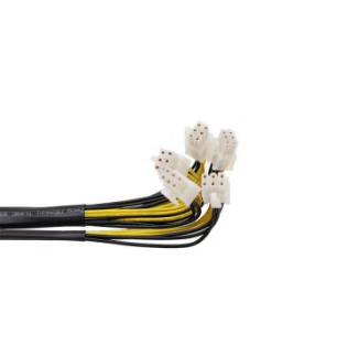 High quality Power Supply extension cable 5 pcs 6Pin Connectors 18AWG