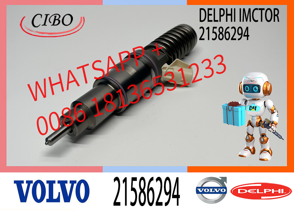 High Quality Excavator Parts BEBE4C10001 Diesel Fuel Injector 3803848 21586294 3801439 For Excavator Injector