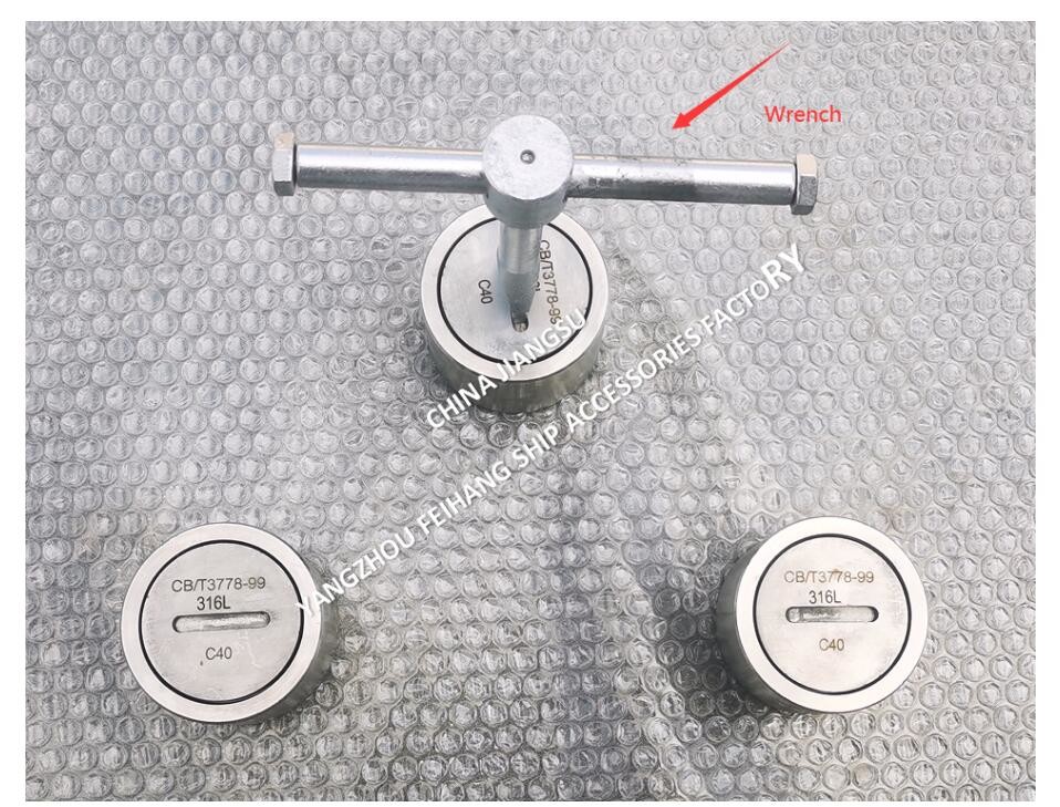 Marine Sounding Head, Sounding Head, Sounding Pipe Head Body - Cast Steel Cap - Brass