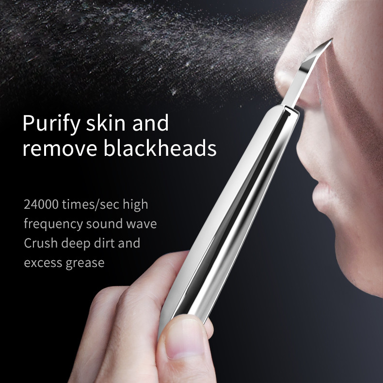 EMS Radio Frequency Skin Device Micro Electric Current Shock Ultrasonic Skin Scrubber