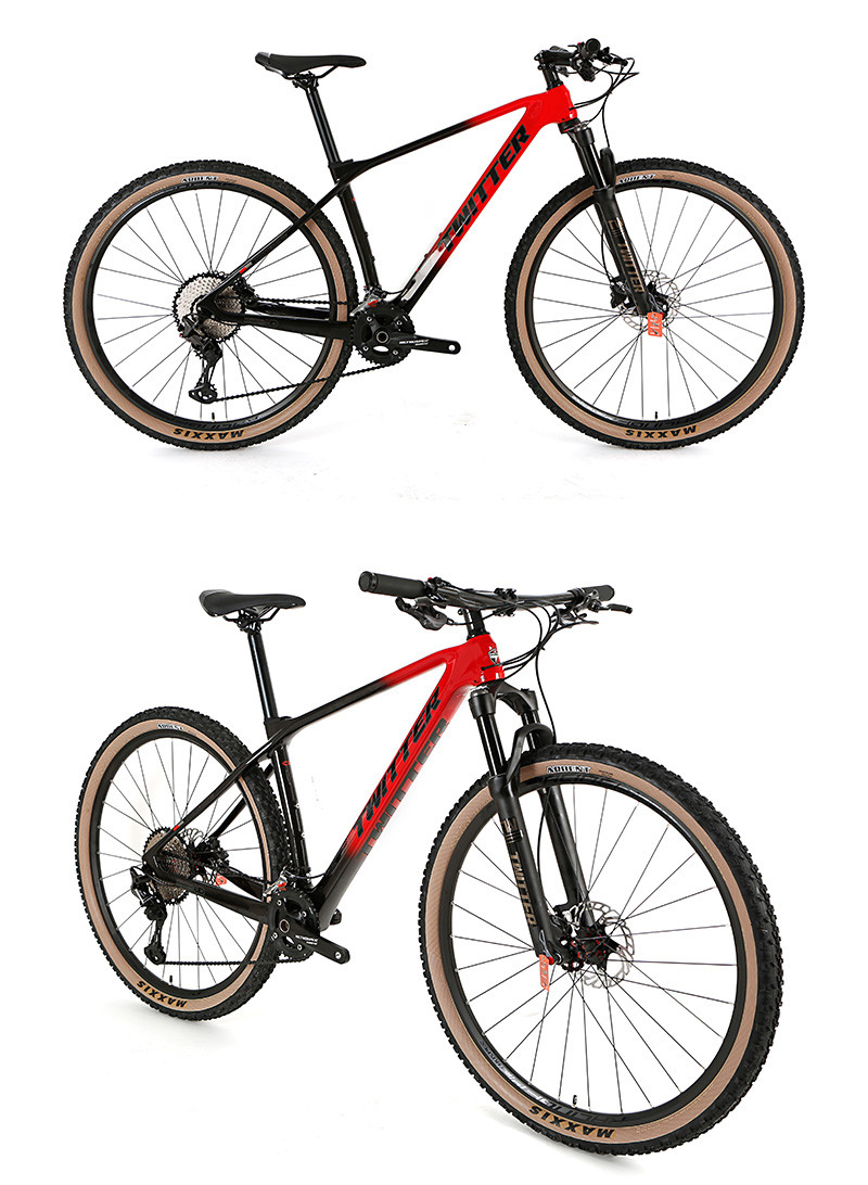 SRAM GX 12Speed Groupset Carbon Fiber Mountain Bike , 27.5 Mountain Bike For Adult