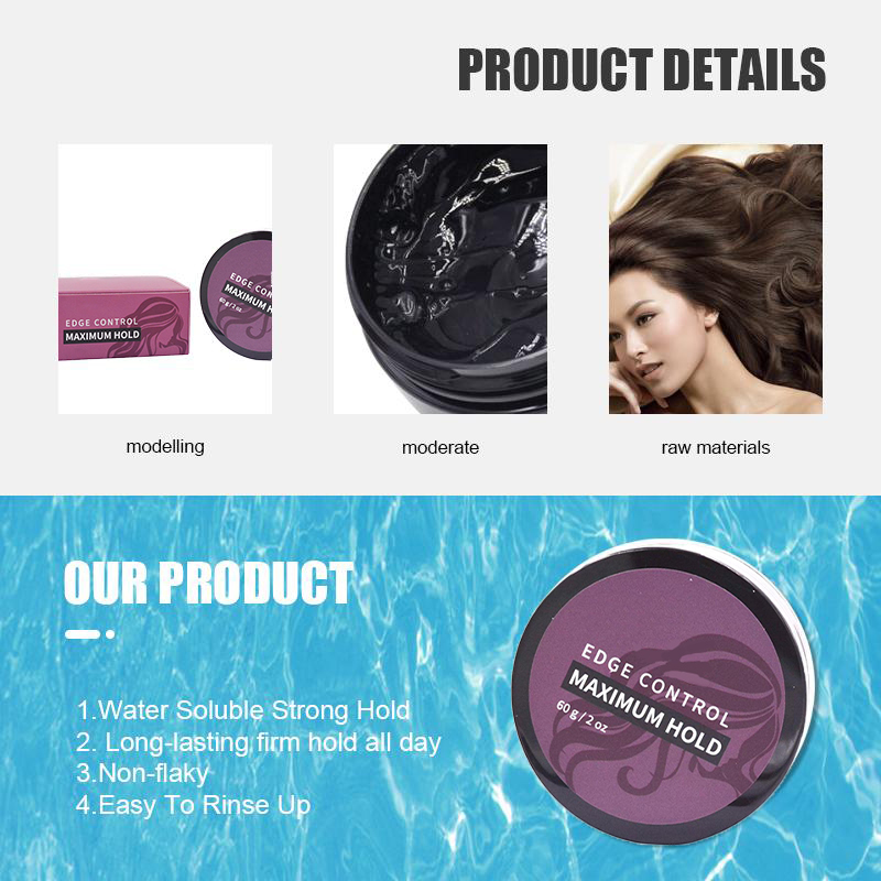 Private Label Organic Hair Styling Wax Strong Hold and Texturizing from GMPC Vendor
