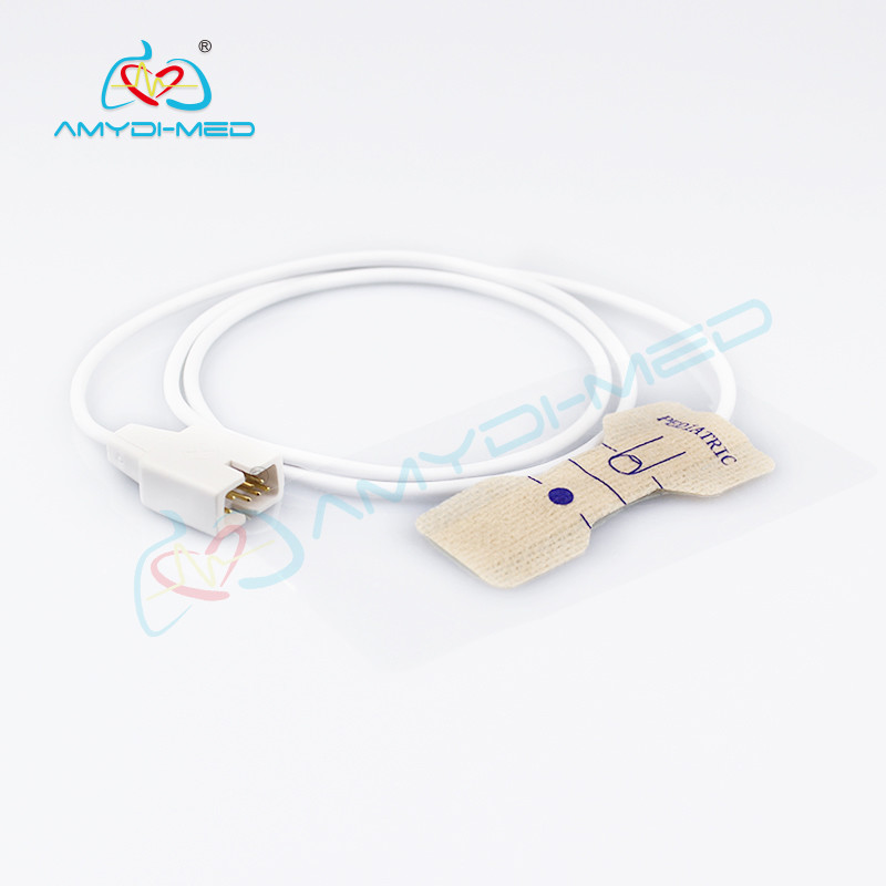 China Medical  Spo2 Sensor , Pulse Oximeter Adhesive Sensor 3.2mm Cable Diameter on sale