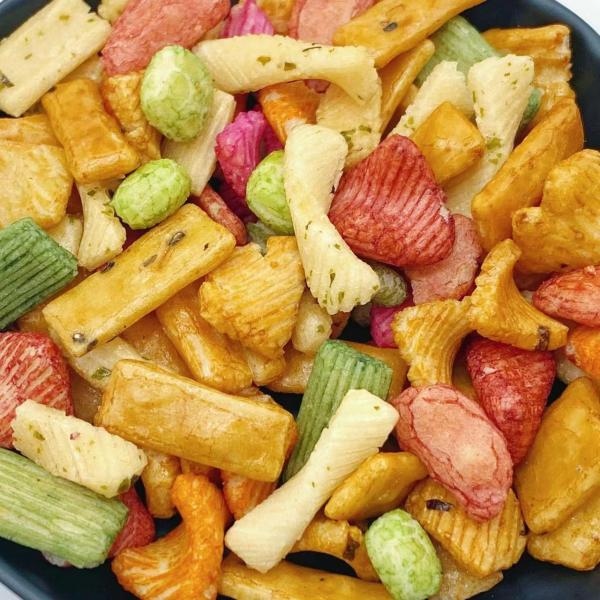 Delightful Semi-Soft Japanese Rice Cracker Snacks: Irresistible Taste and