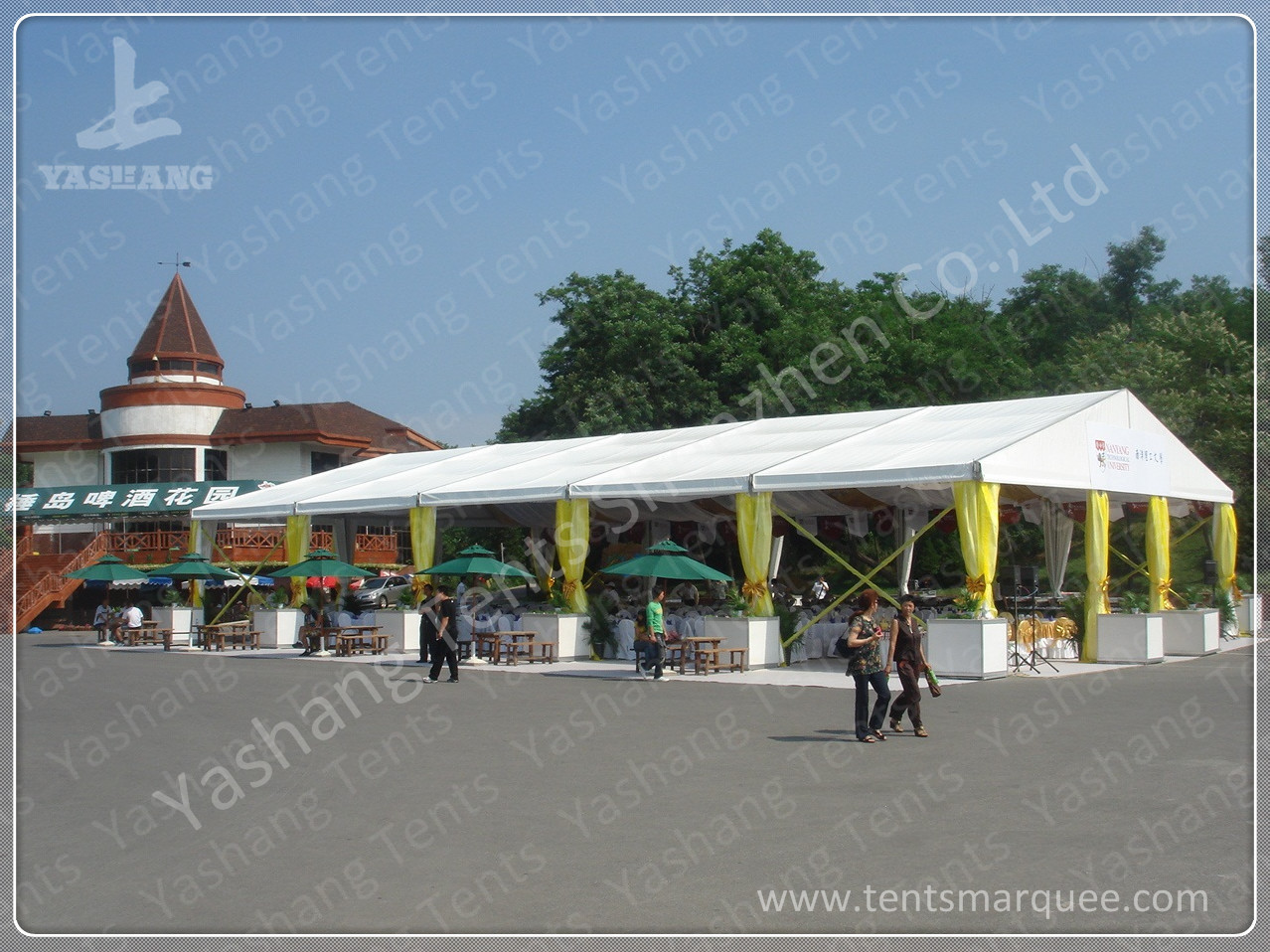 School Luxury Outdoor Party Coast Tents for Winter, Decorated Garden Party Marquees