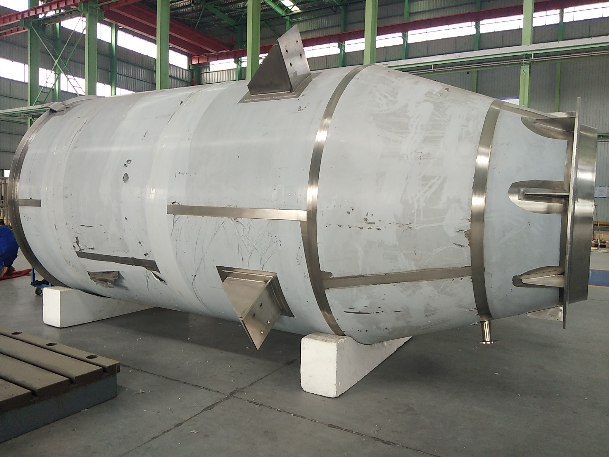 Cooling Medium Outdoor Stainless Steel Water Tank For Food Phamacy Factory