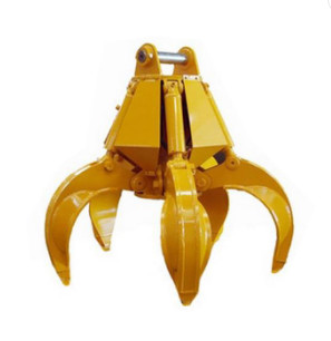 Medium Size Excavator Orange Peel Grab Four Or Five Claws