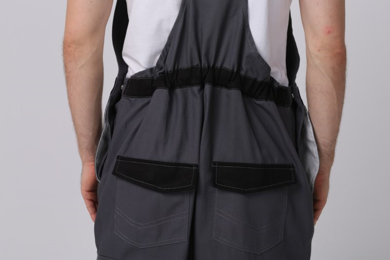 350gsm Arc Protection Clothing Velcro Fastener Fire Retardant Bib Overalls
