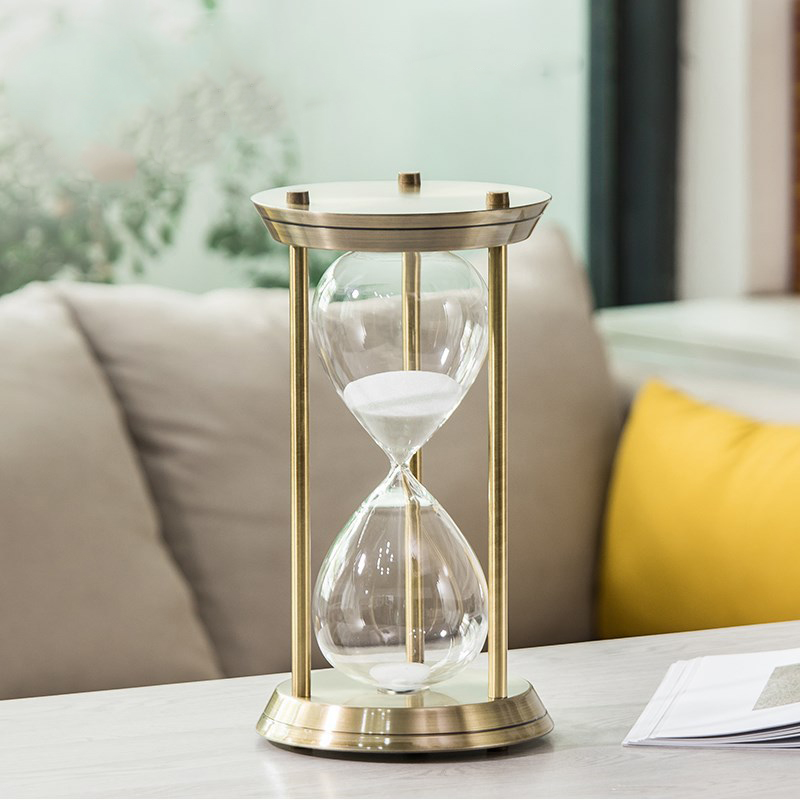 Metal Vintage Hourglass Customized Retro Hourglass Sand Timer