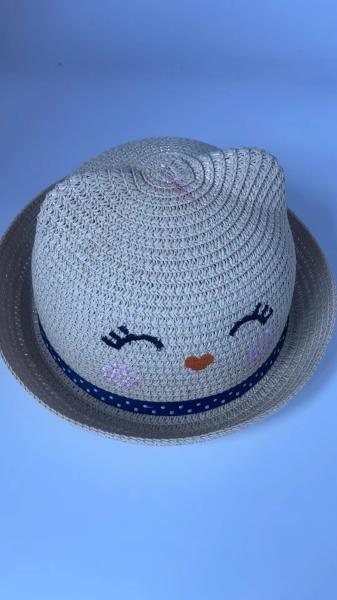 Breathable Straw Sun Hat Wide Brim Floppy Womens Summer Beach Hat Ribbon Solid