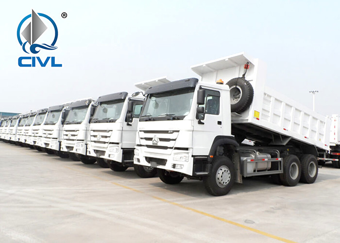40T Sinotruk HOWO7 6x4 10 Tires 18M3 Middle Lift Drving Heavy Duty Dump Truck With Radial Tyre