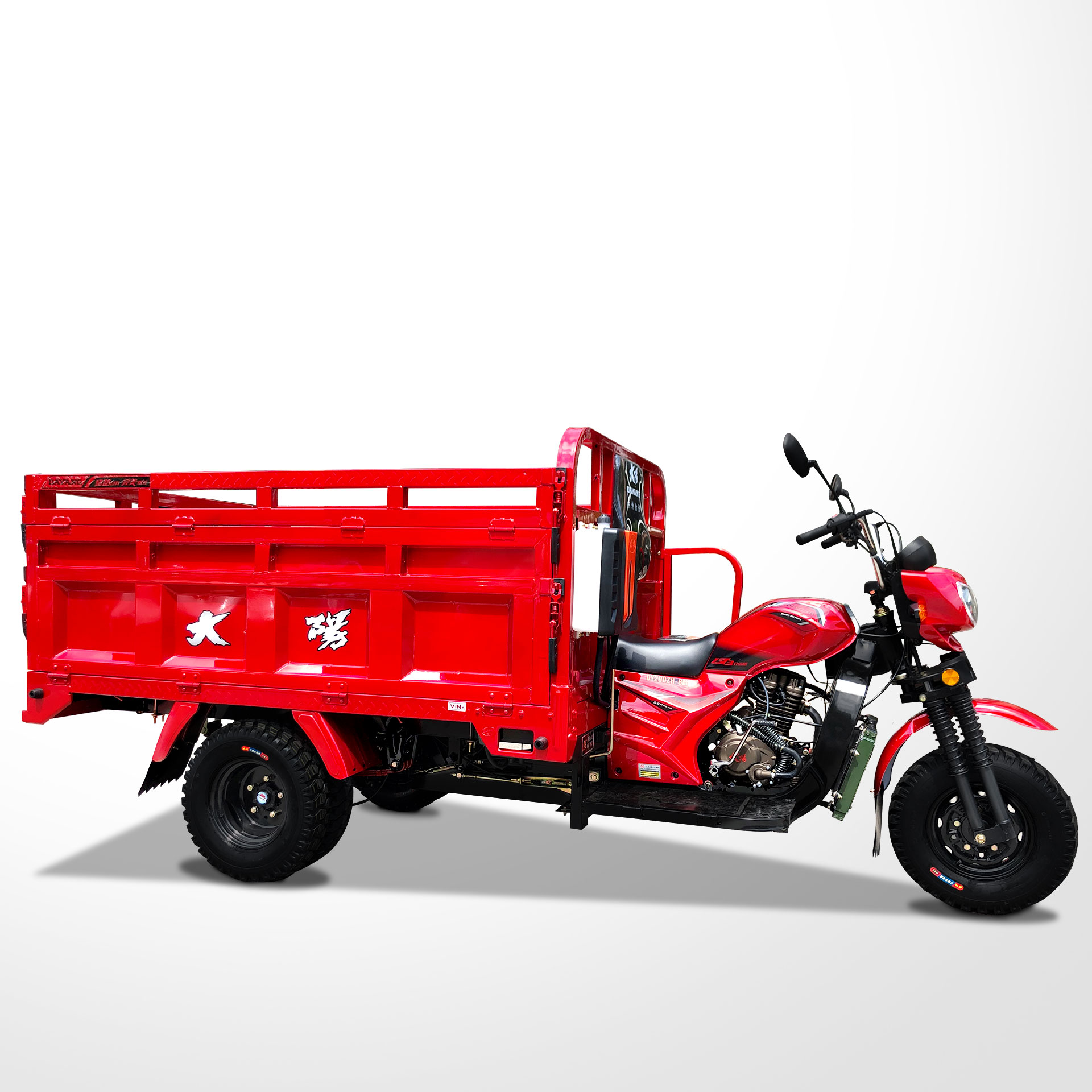 Chinese Manufacturers 300cc Self Loader Gas Powered Five Wheel Tricycle for Products