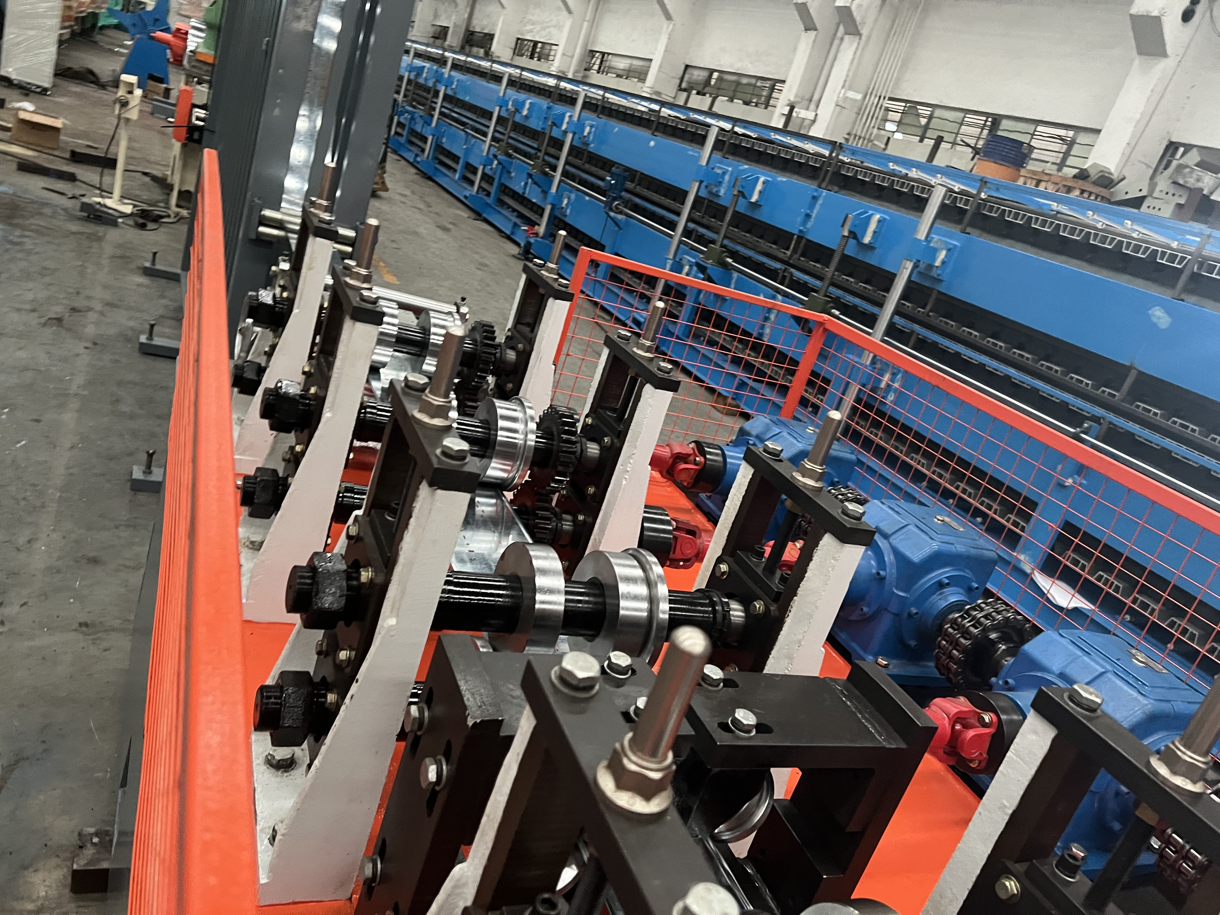 Octagonal Pipe Full Automatic Roll Forming Machine Water Cooling 40mm 50mm 60mm