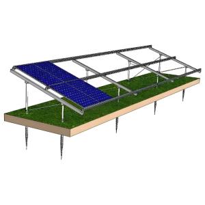 Rust-Resistant Solar Panel Mounting Brackets for Ground and Concrete Installatio