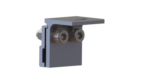 Residential Anodized Metal Roof Solar Mounting System Aluminum Standing Seam