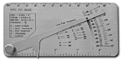 Pipe Pit Gage – Cat #17M