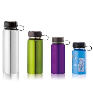  600ml Single wall stainless steel sports bottle with lid Manufactures