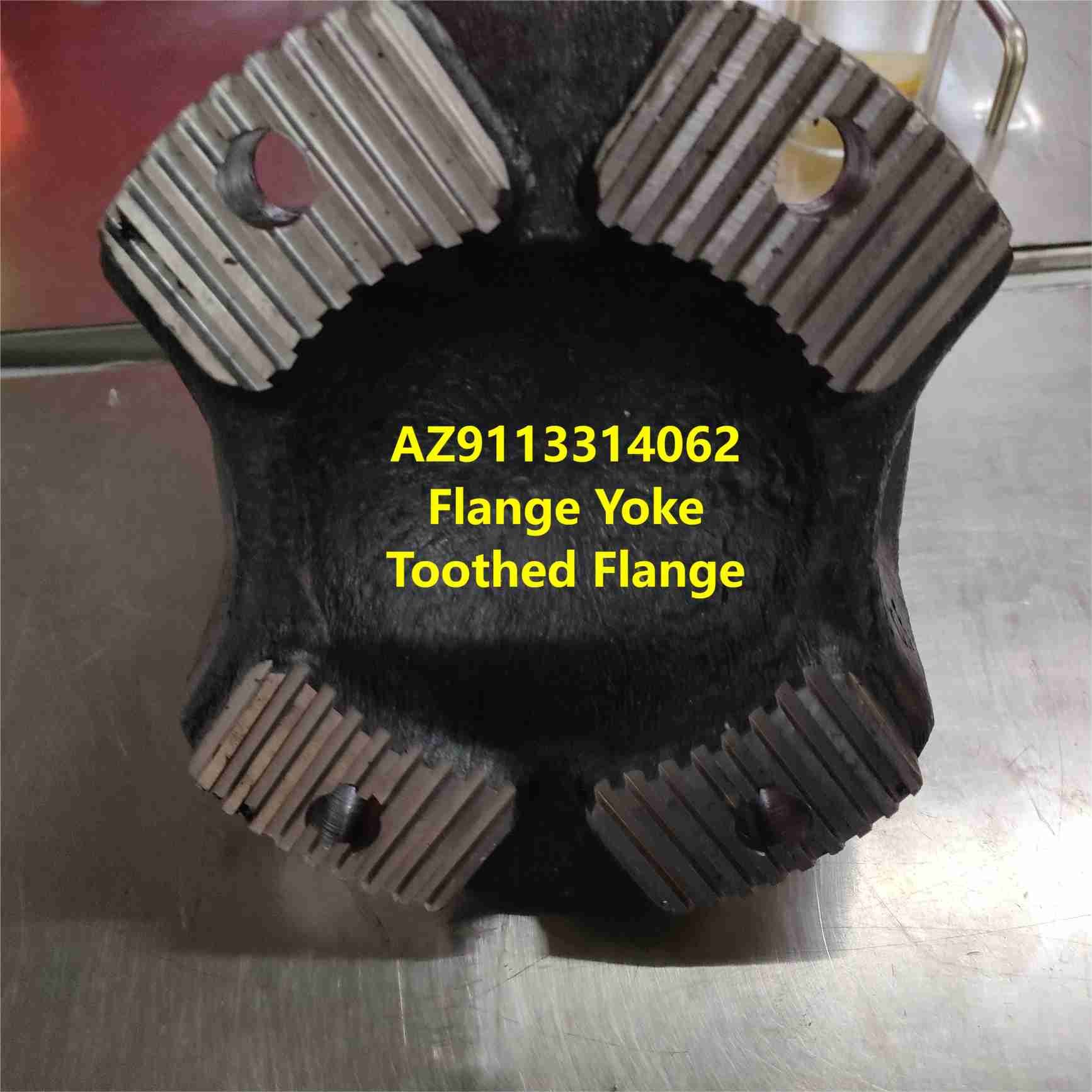 AZ9113314062 Shacman Truck Spare Parts Toothed Flange Yoke 57X152