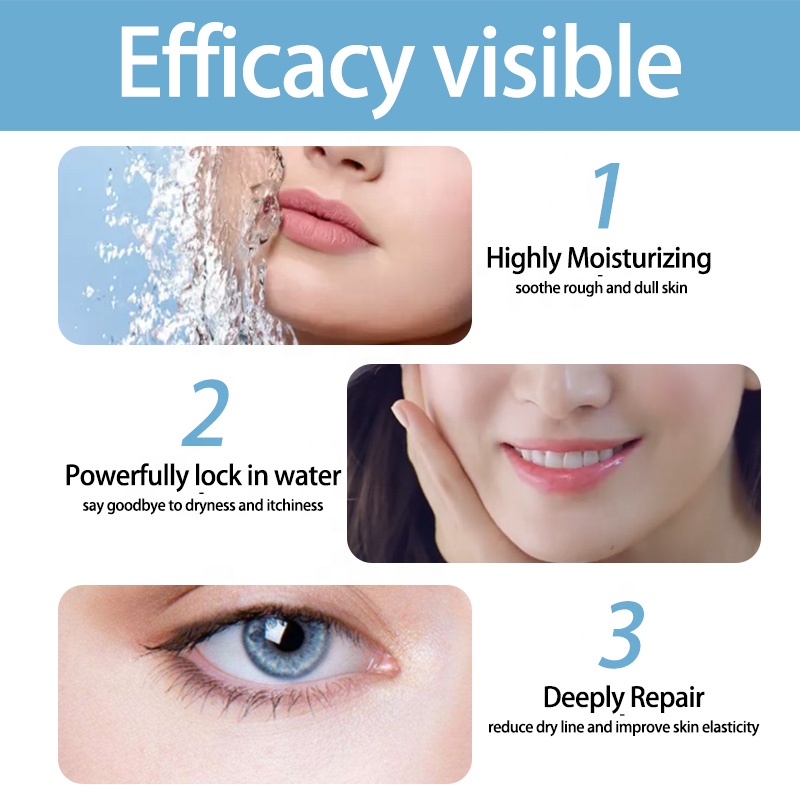Facial Cream Moisturizer Lotion Anti Aging Skincare Whitening Hydrating Hyaluronic Acid Cream Smooth and Repair the Skin