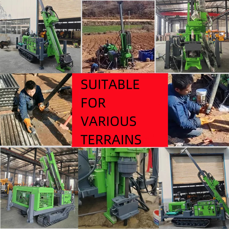 Geological Mining Core Drilling Equipment Diesel Engine Wireline Coring Drill Rig