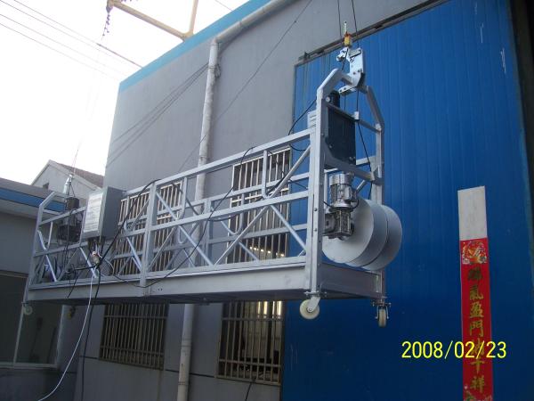 7 - 8m / min Personalized Construction Steel Rope Suspended Window Cleaning