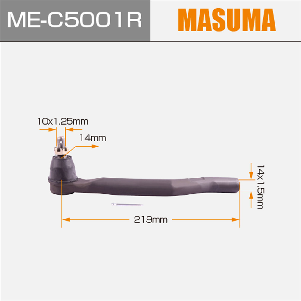 ME-C5001R MASUMA Steering tie rod end 53540-S84 53540S84A01 53540-S84-A01 for HONDA ACCORD