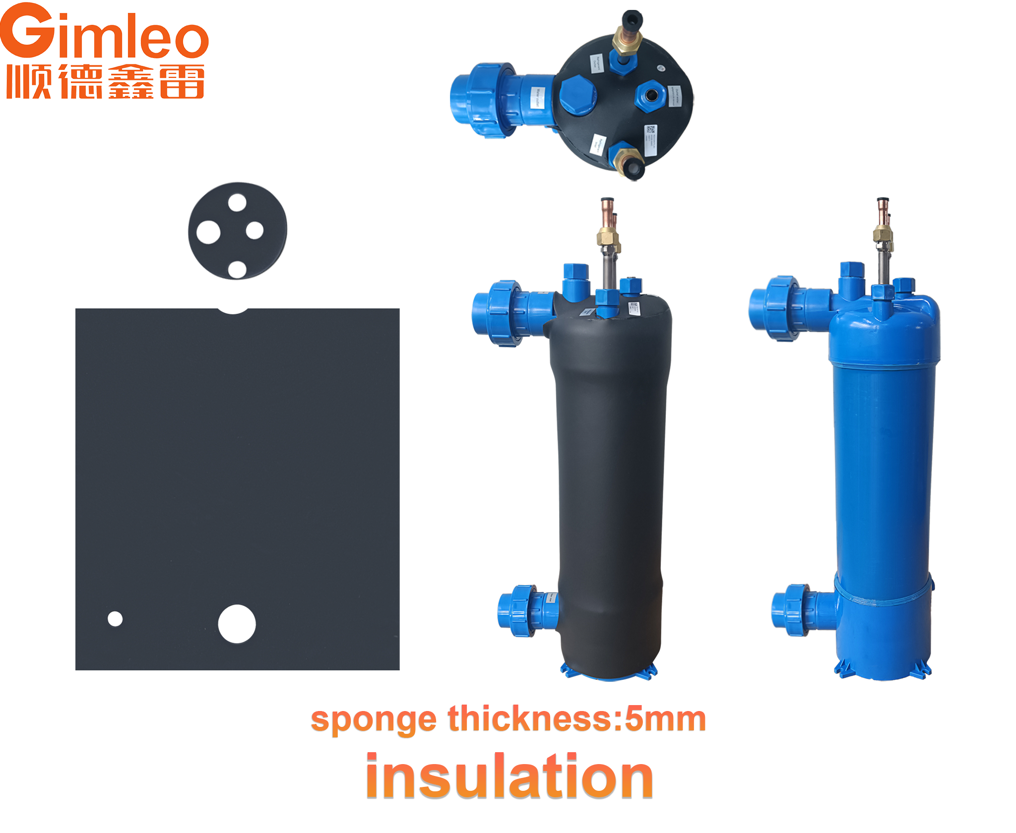 Pool Heat Exchanger Refrigerator Evaporator For Marine And Condensate Pump For Air Conditioner MHTA5
