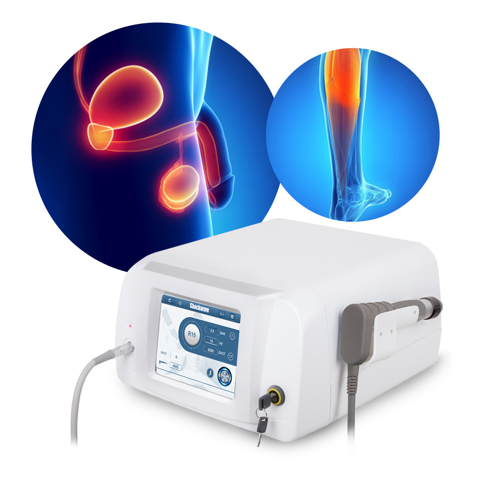 6 Bar Focused Extracorporeal Shockwave Therapy Machine For Ed Treatment