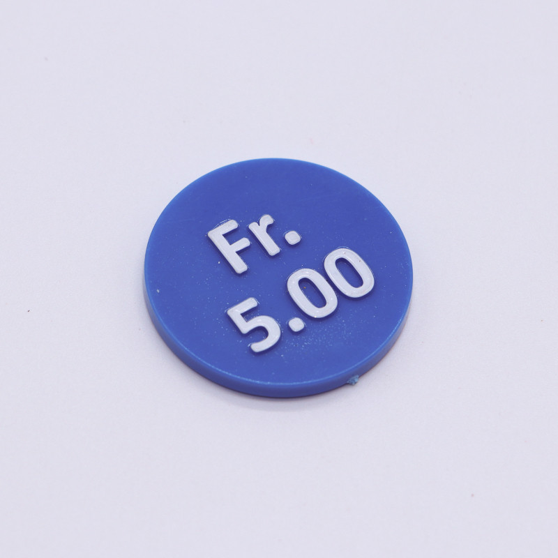 Embossed Customized Colorful Plastic Token Coins for Promotion