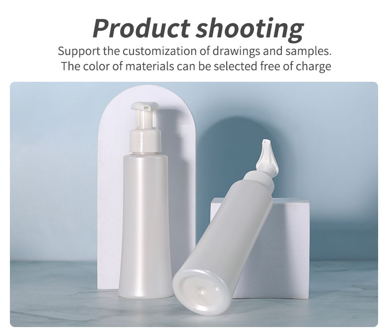 Matte Plastic Dispenser Bottle 120ml Square Foaming Facial Cleanser Bottle