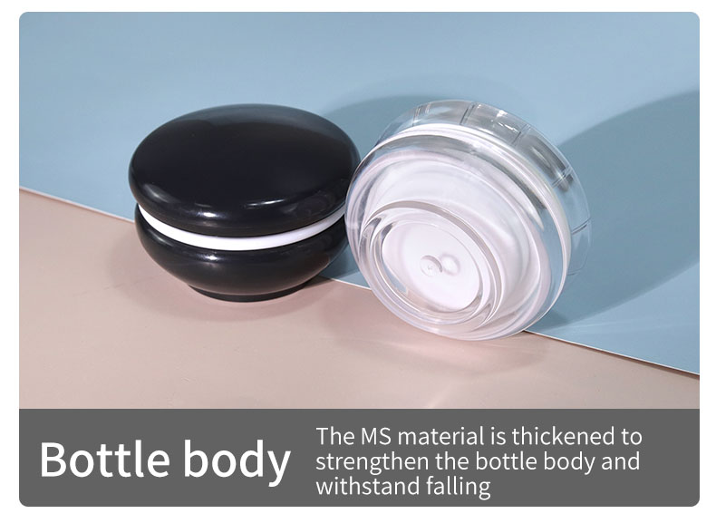 Eye Cream 10g/25g Volume Luxury Black White Face Cream Bottle Container 20g 15ml Perfume Bottles Cosmetic Jars
