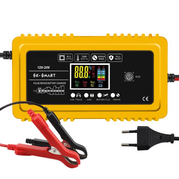 Short Circuit Protection 12v 24v 10a DC Lead Acid Battery Charger For E-car