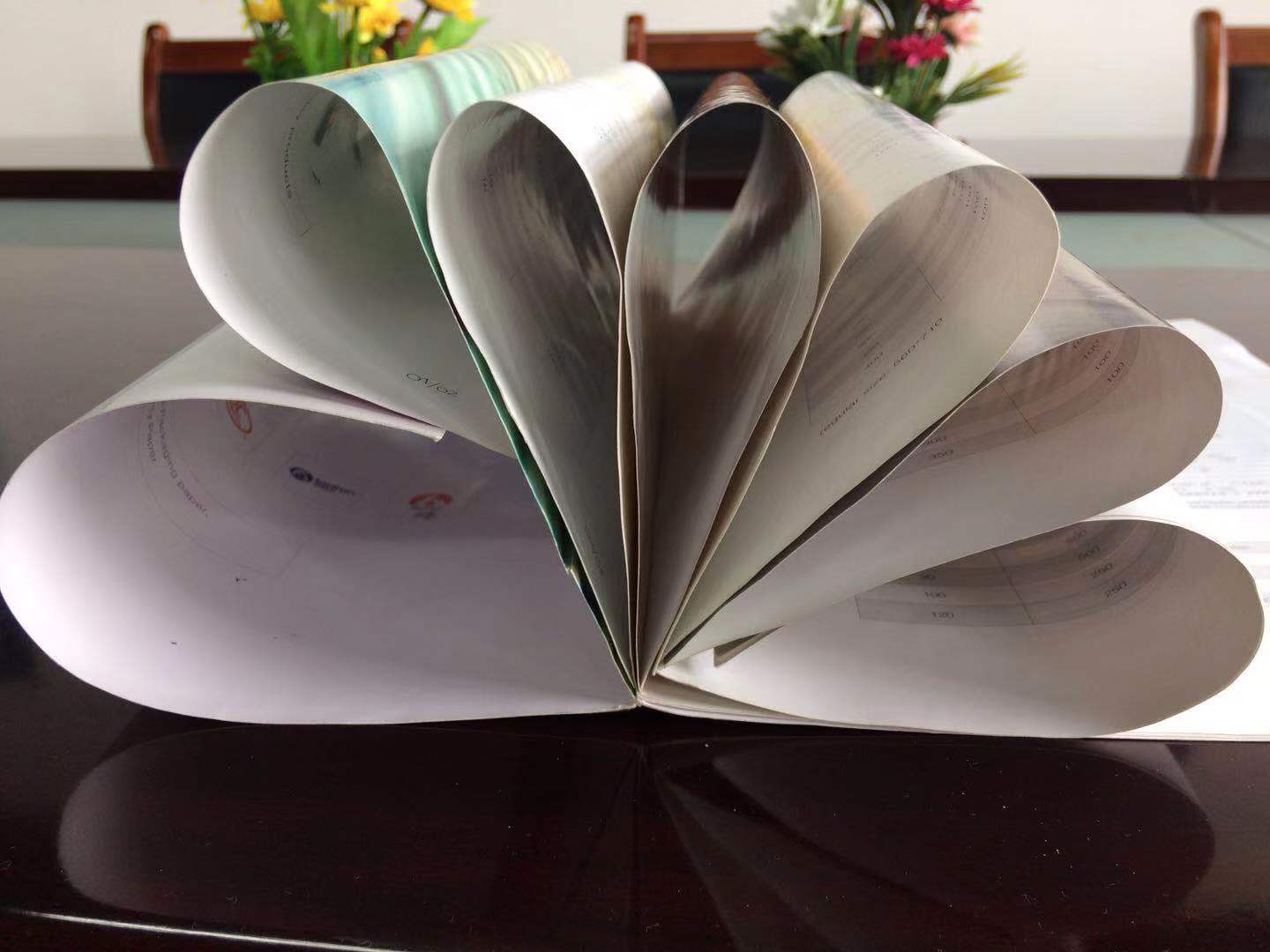 300gsm Coated Gloss Writing and Printing Paper 100% Virgin Pulp Raw Material Used