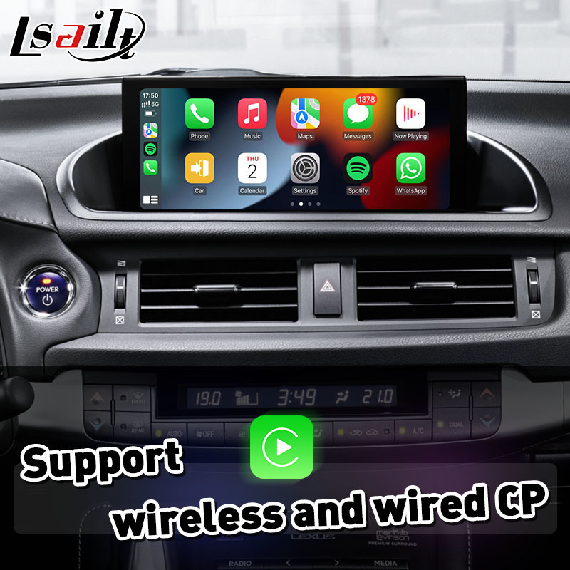 Wireless Carplay & Android Auto Interface for Lexus CT 200h FSport CT 2017-2022