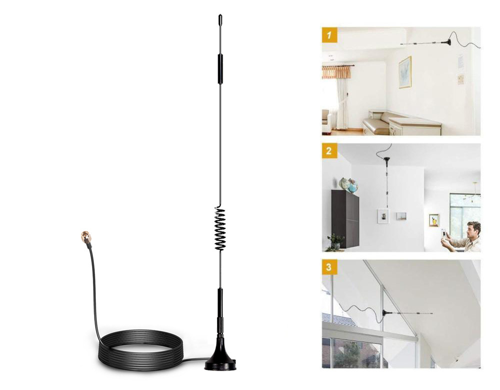 High Gain SMA Female 3G 4G LTE Omnidirectional Outdoor Antenna
