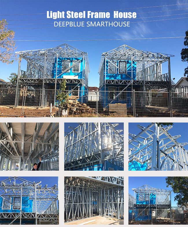AS/NZS/USA Standard Prefabricated Luxury Modular Home Light Steel Frame House