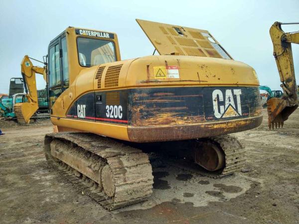 320C Used Crawler Excavator Caterpillar 3066 engine 21T weight with Original