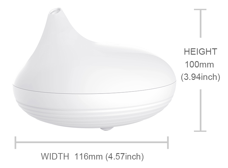 USB 5VDC 800mA 4W 80ml Wood Aromatherapy Diffuser