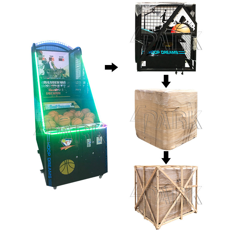 Hoop Dreams Arcade Basketball Game Machine Easy And Convenient To Control