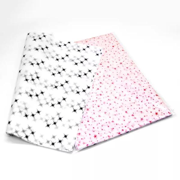 Polka Dot Gingham Double Color Background Tissue Paper Wrap For Shoe Box Nail