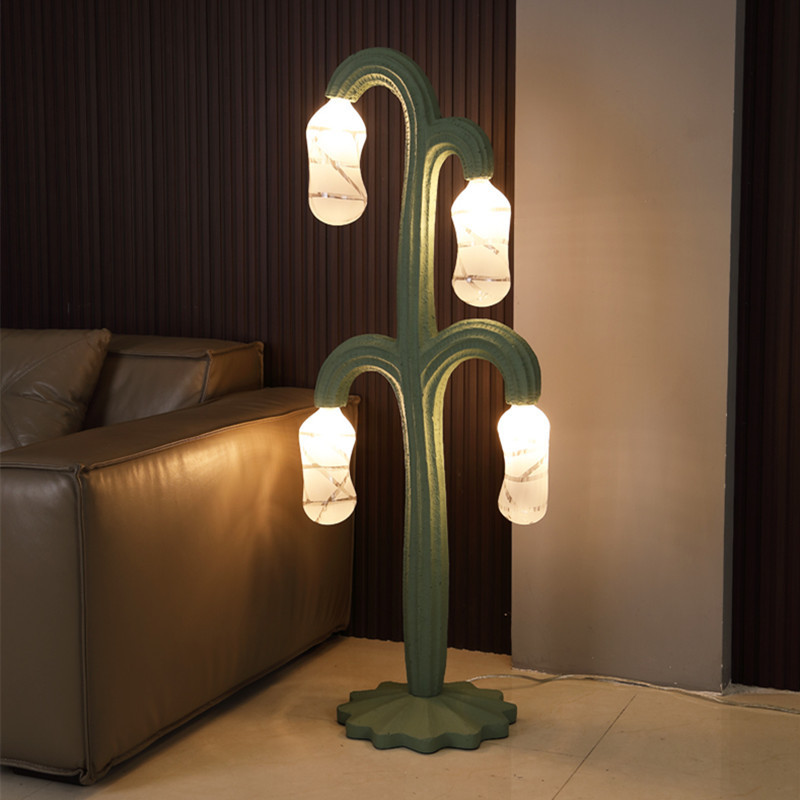 D38 X H140CM Cactus Green LED Floor Lamp For Living Room Bedroom Hotel