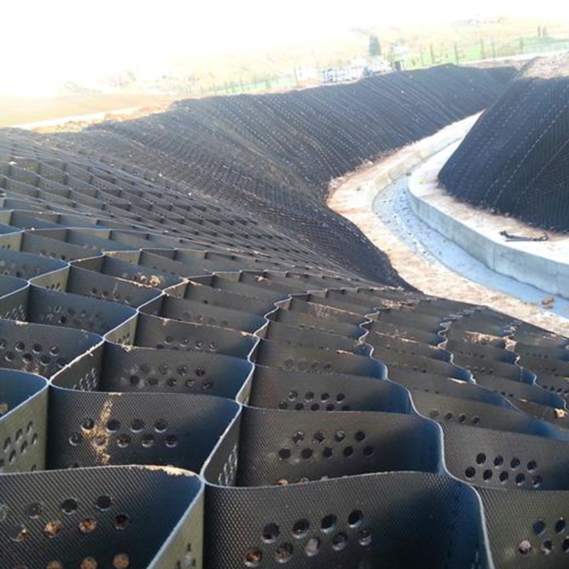 1.1-1.8mm Textured Plastic HDPE Geocell Sheet Cellular Confinement System