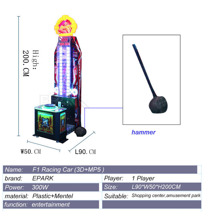 Mr.Hammer Boxing Hitting Redemption Game Machine Indoor Iron Material