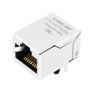 LPJ16014DNL 10/100 Base-T Tab Up Without Led Single Port RJ45 Magnetic Connector